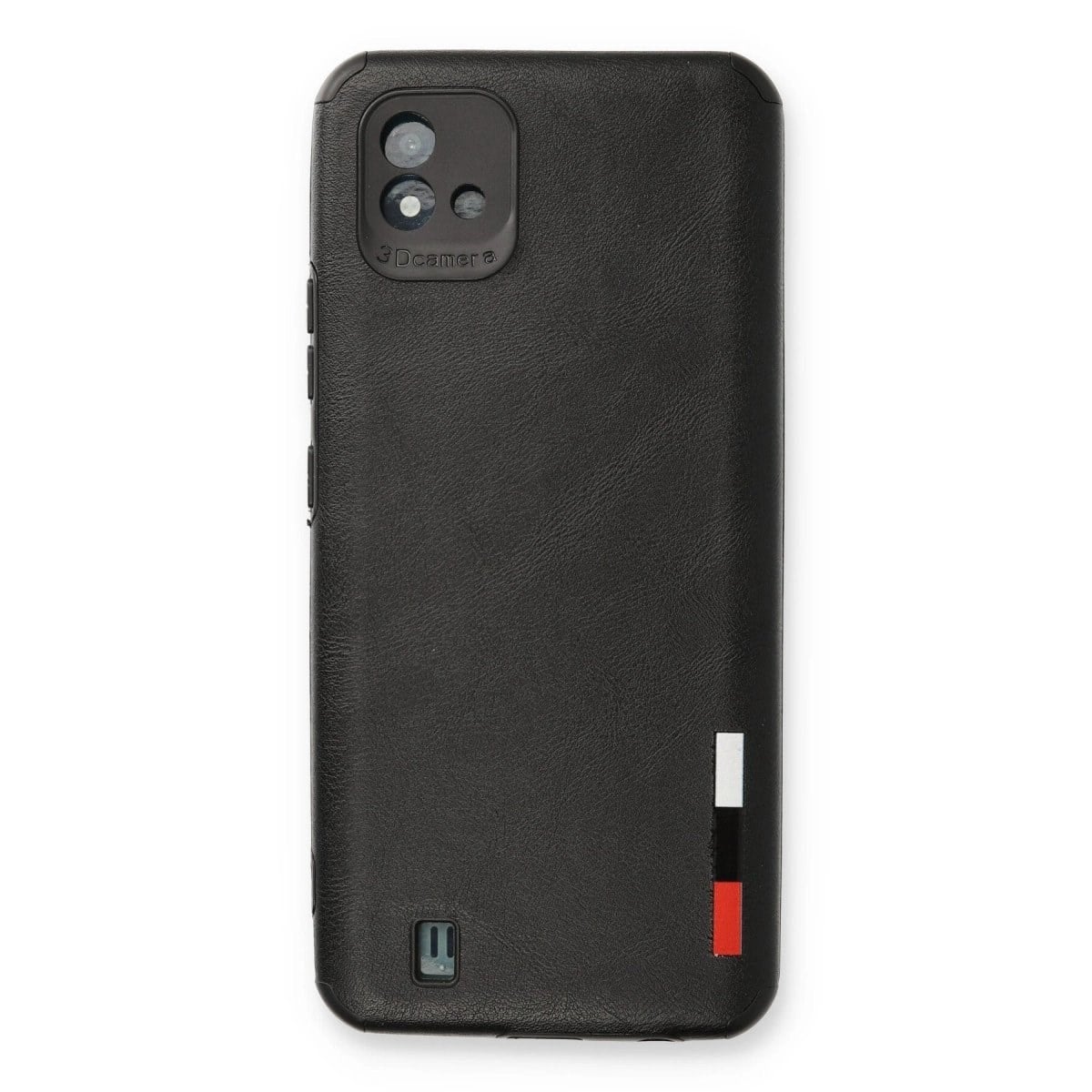 Realme C11 2021 Kılıf Loop Deri Silikon - Siyah