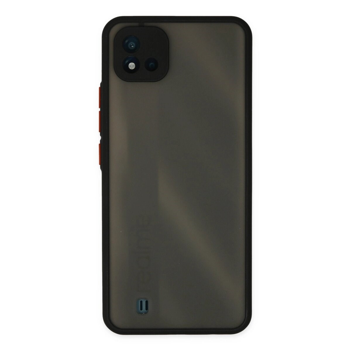 Realme C11 2021 Kılıf Montreal Silikon Kapak - Siyah