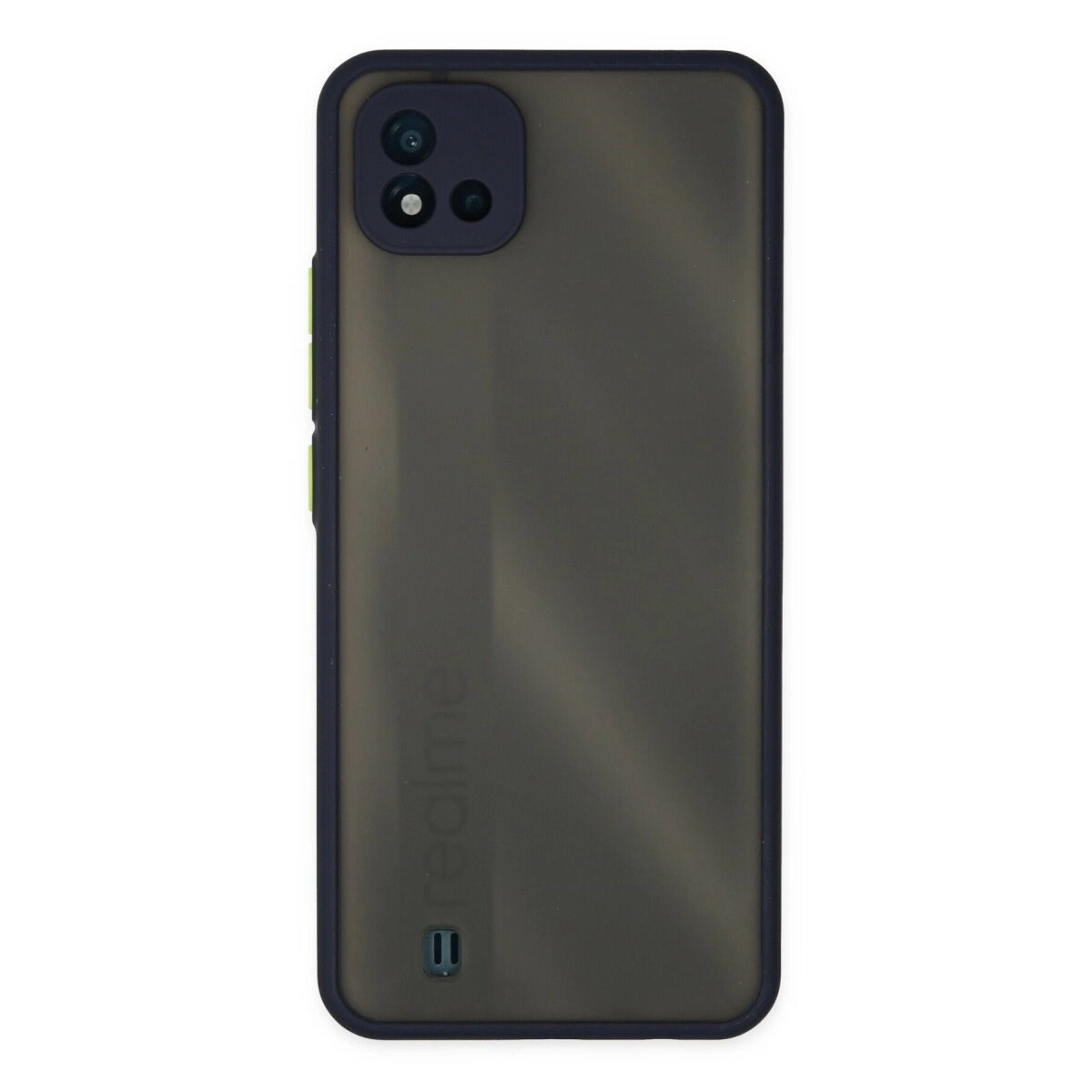 Realme C11 2021 Kılıf Montreal Silikon Kapak - Lacivert
