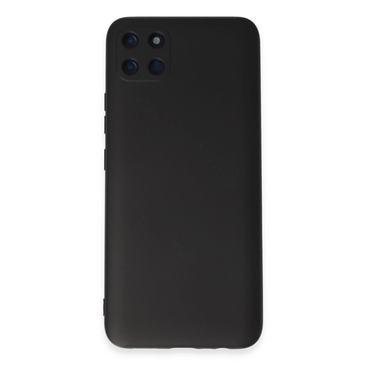 Realme C11 Kılıf Nano İçi Kadife Silikon - Siyah