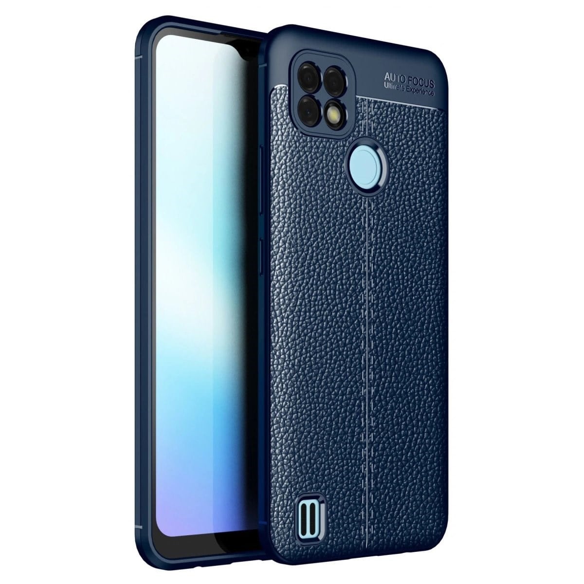 Realme C25 Kılıf Auto Focus Kapak - Lacivert