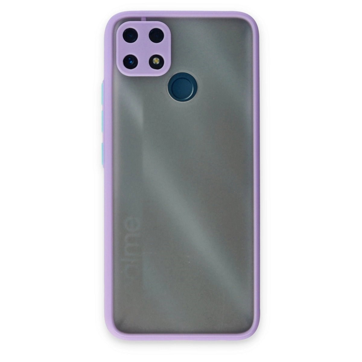 Realme C25 Kılıf Montreal Silikon Kapak - Mor