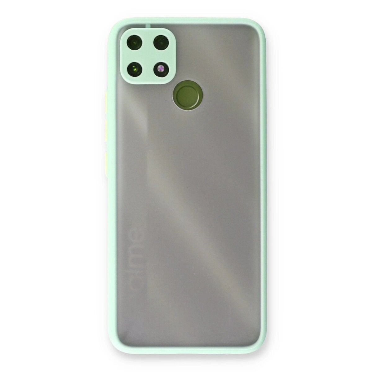 Realme C25 Kılıf Montreal Silikon Kapak - Turkuaz