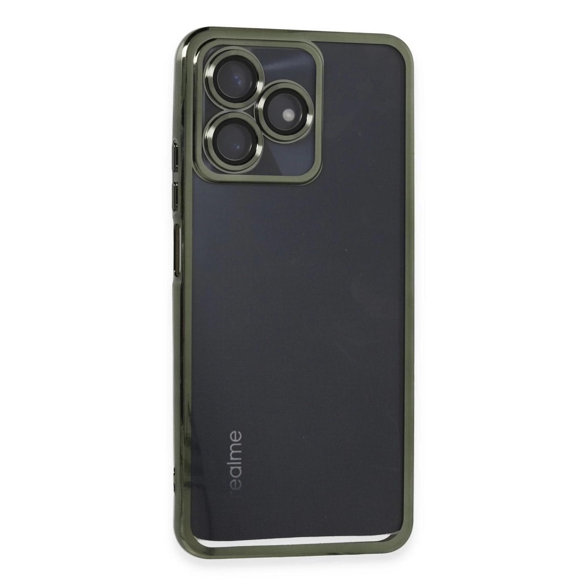 Realme C53 Kılıf Razer Lensli Silikon - Yeşil