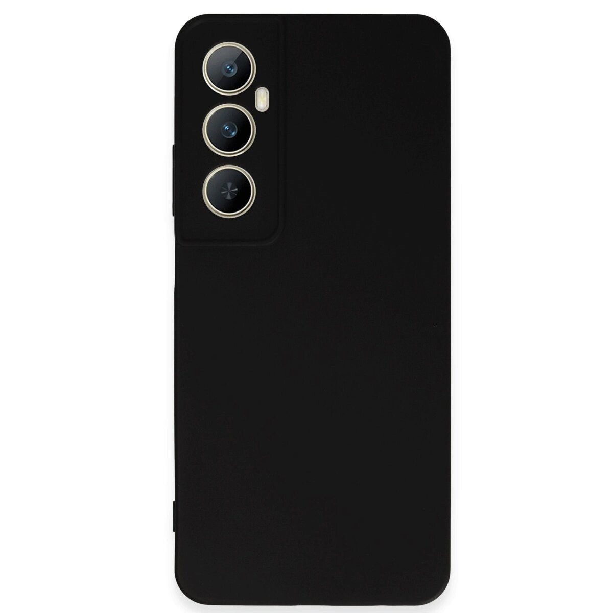 Realme C65 Kılıf First Silikon - Siyah