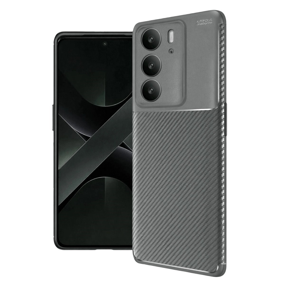 Realme C75 4g Auto Focus Karbon Kapak - Gri