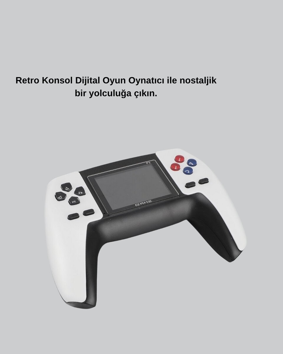 Retro Oyun Konsolu – 520 Klasik Oyun, AV Çıkışlı, Şarjlı Dijital Oyun Deneyimi