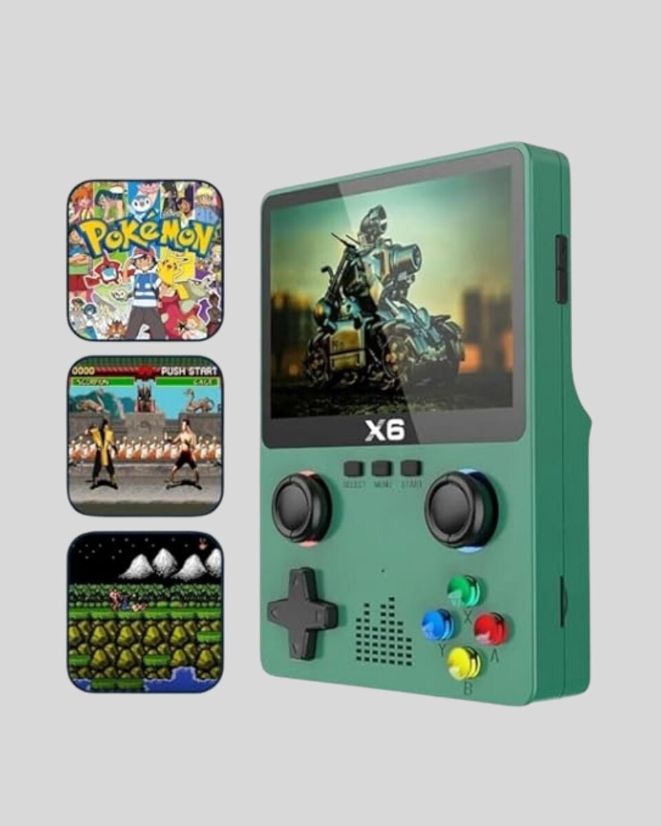 Retro Taşınabilir Konsol 3.5 IPS Ekran Ergonomik Çift LR Kontrollü