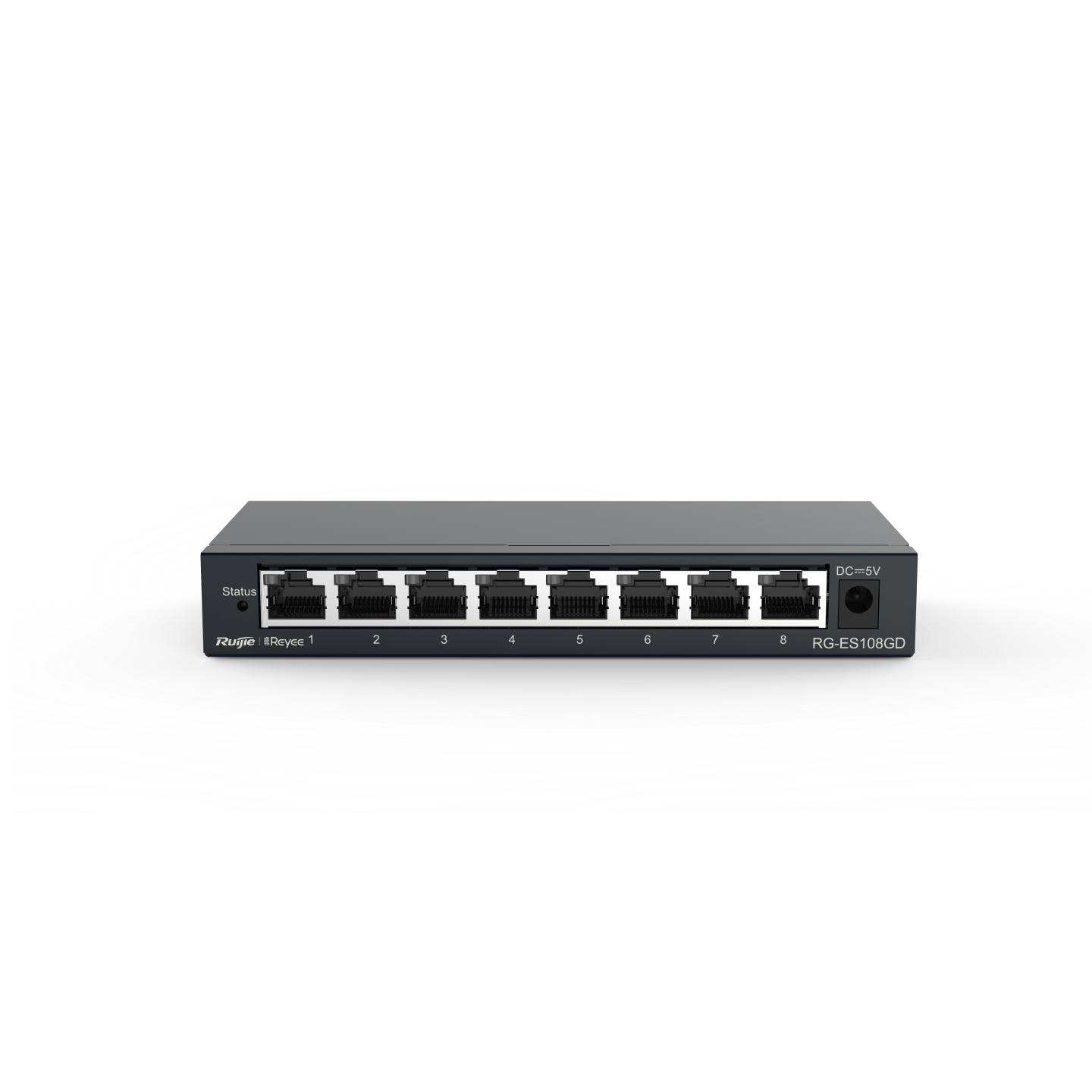 RUIJIE 8port Gigabit Yönetilemez Switch Masaüstü Çelik Kasa REYEE RG-ES108GD