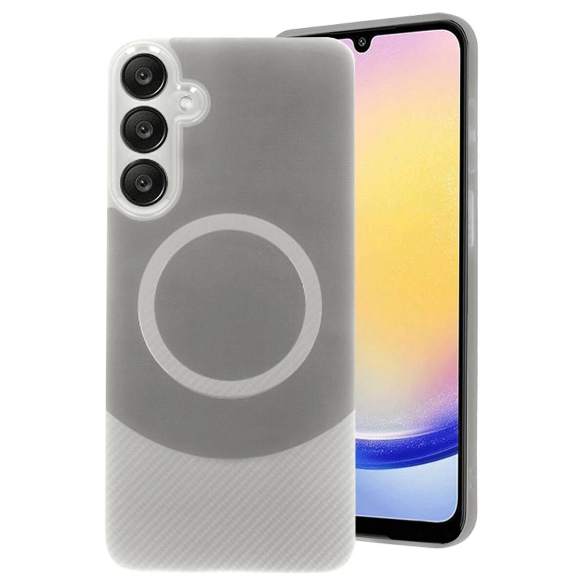 Samsung A16 5g Kılıf Maya Karbon Kapak - Gri