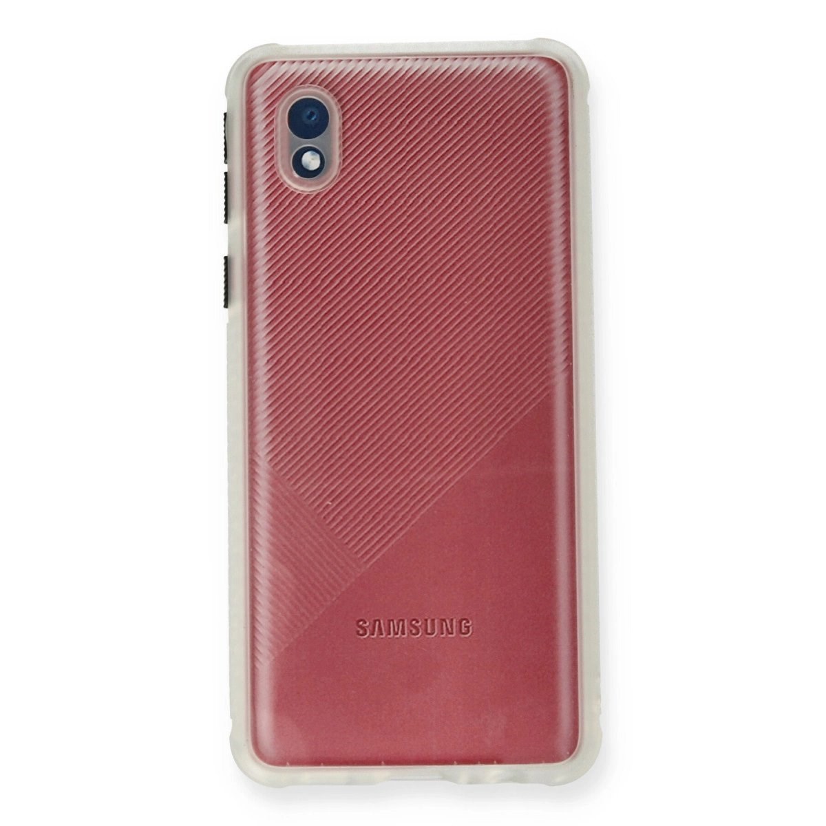 Samsung Galaxy A01 Core Kılıf Miami Şeffaf Silikon - Şeffaf