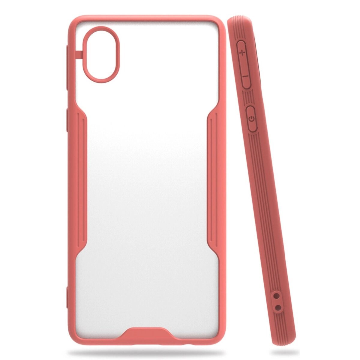 Samsung Galaxy A01 Core Kılıf Platin Silikon - Pembe