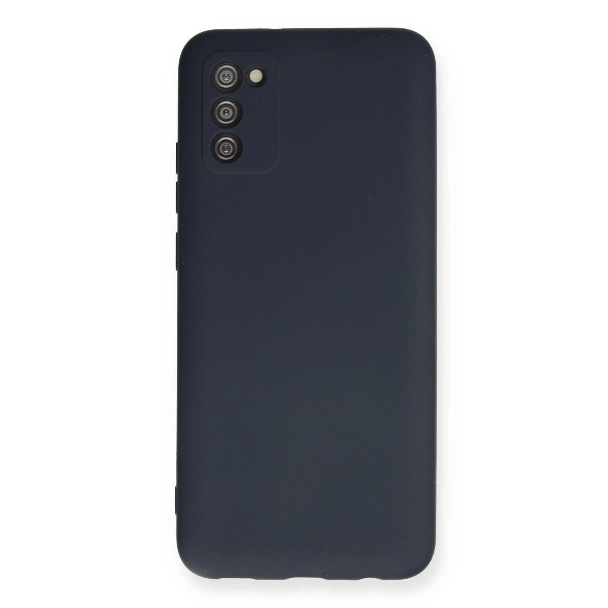Samsung Galaxy A02s Kılıf Nano İçi Kadife Silikon - Lacivert