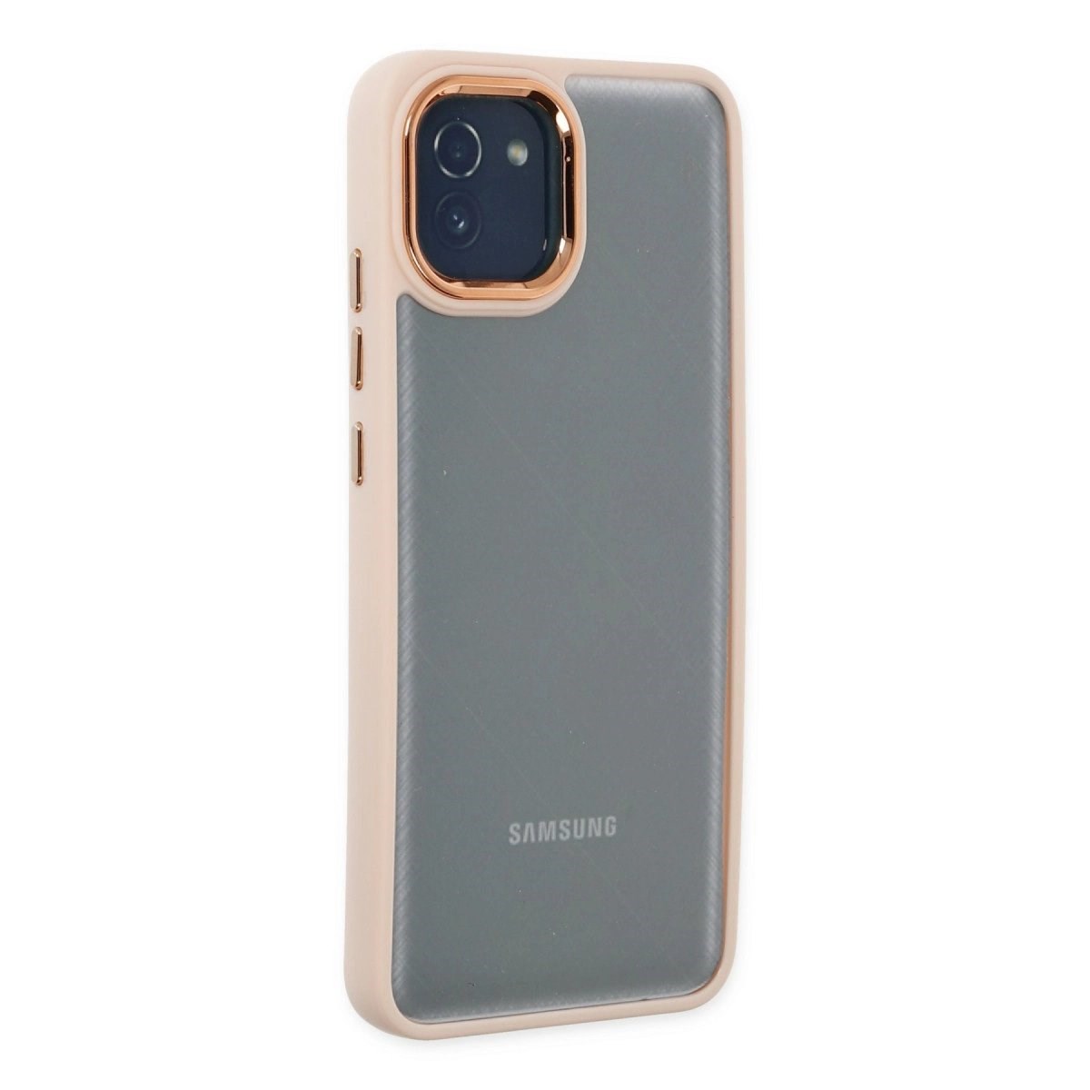 Samsung Galaxy A03 Kılıf Dora Kapak - Pudra