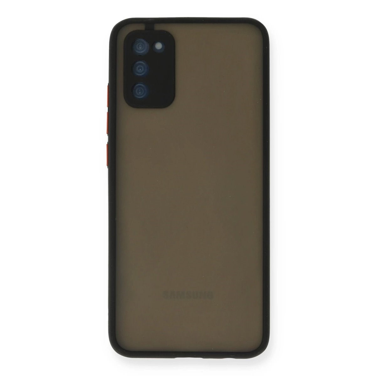 Samsung Galaxy A03s Kılıf Montreal Silikon Kapak - Siyah