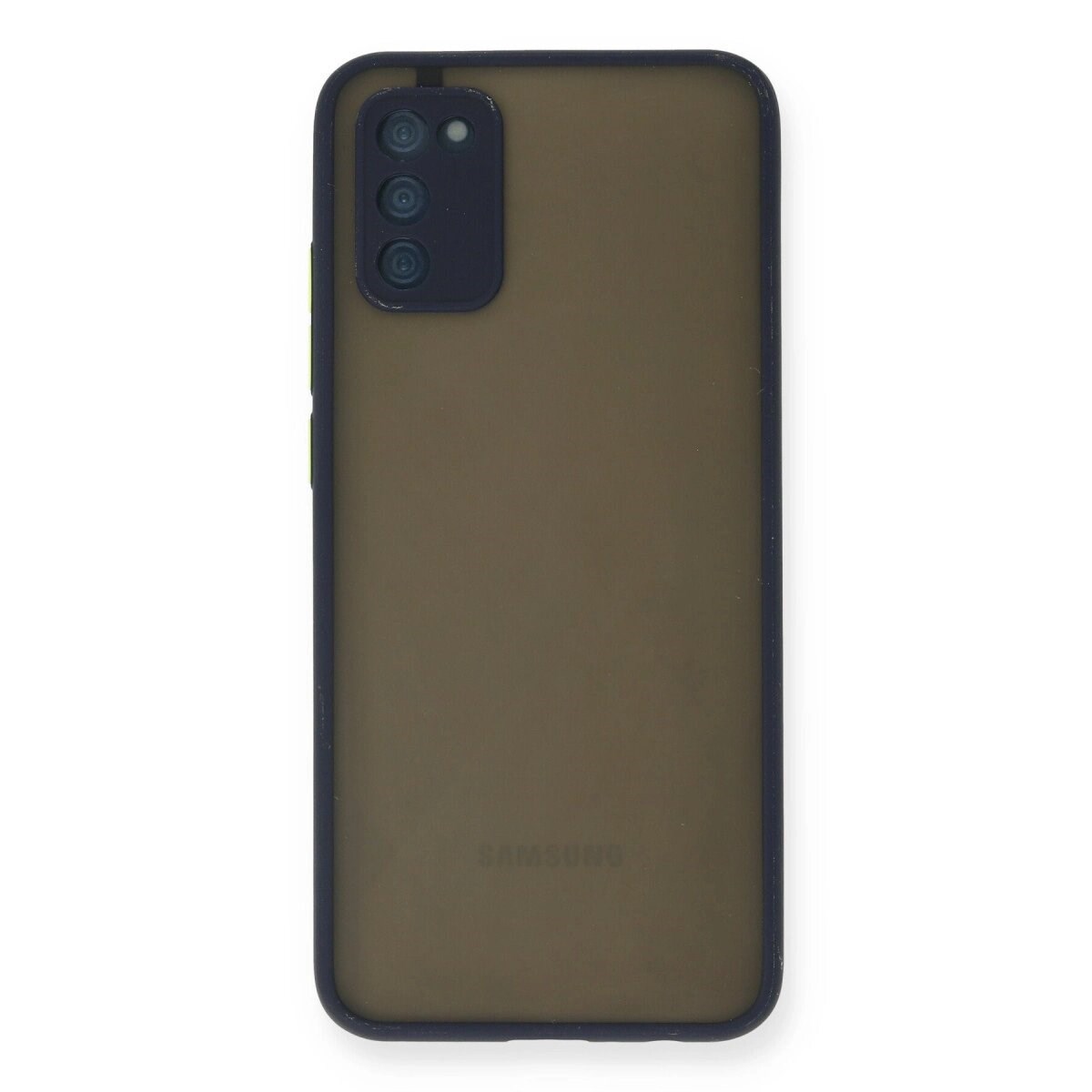 Samsung Galaxy A03s Kılıf Montreal Silikon Kapak - Lacivert