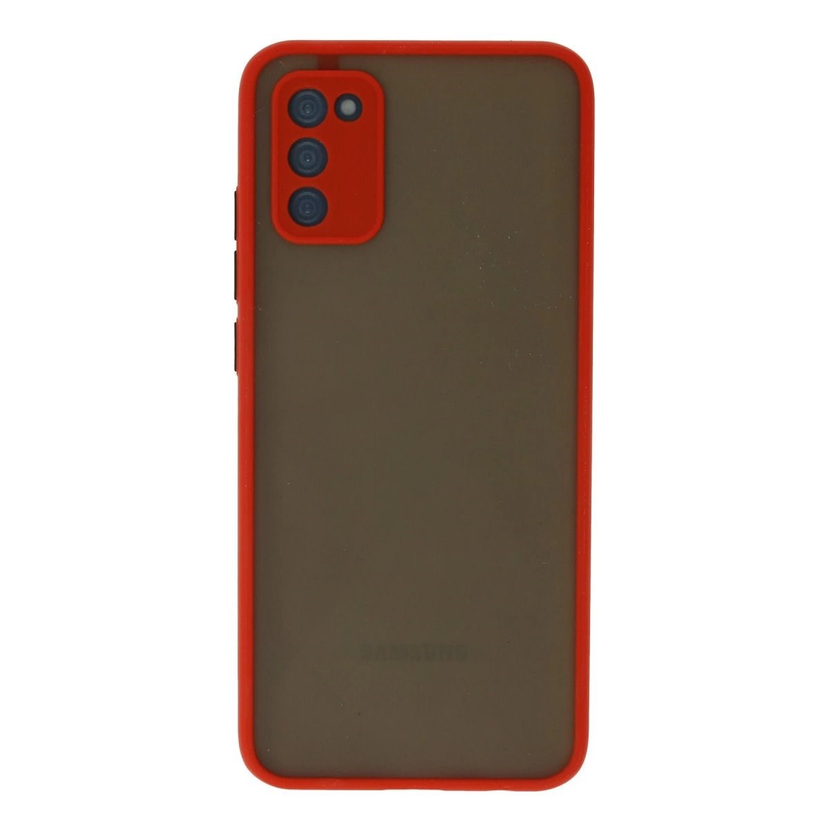 Samsung Galaxy A03s Kılıf Montreal Silikon Kapak - Kırmızı