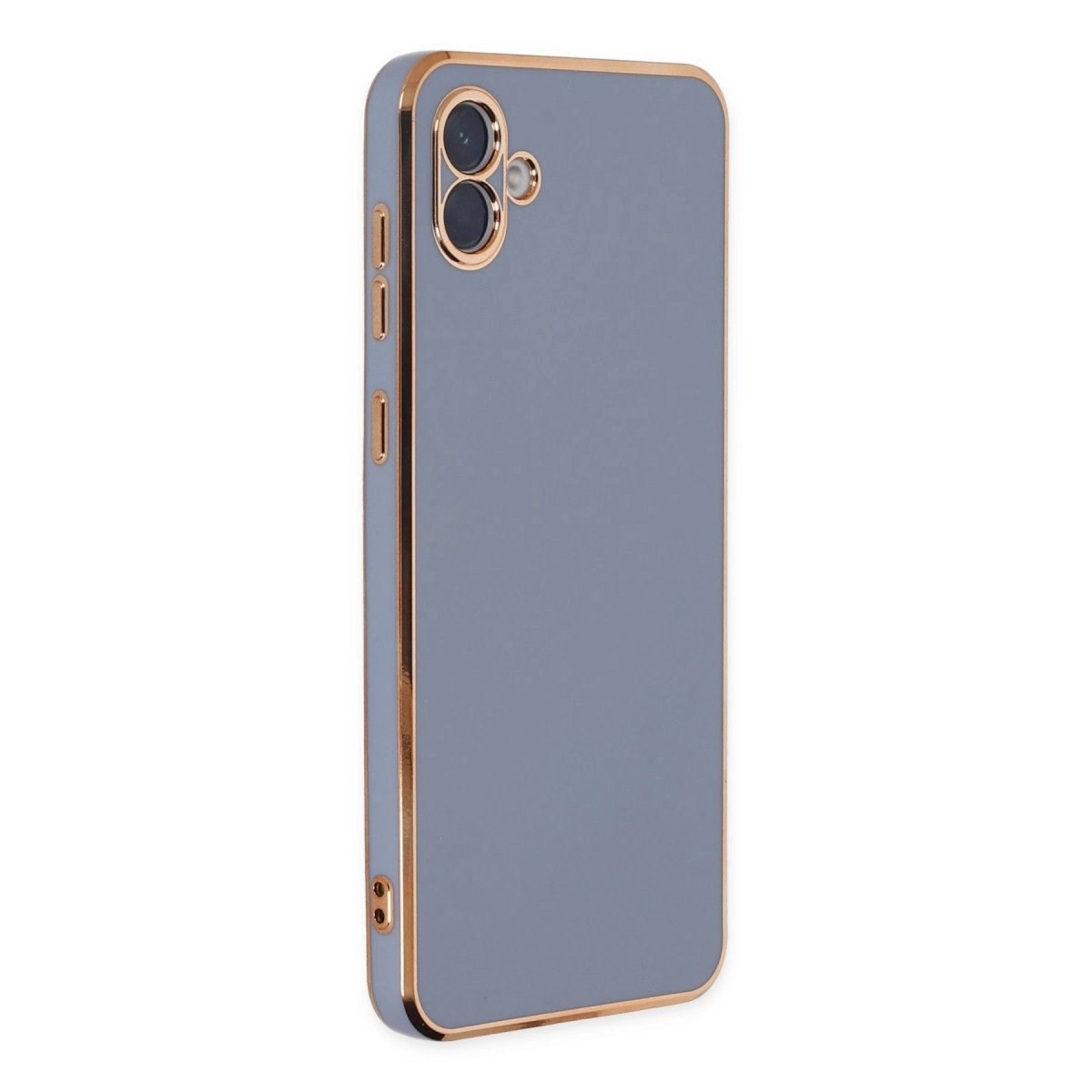 Samsung Galaxy A04 Kılıf Volet Silikon - Mavi