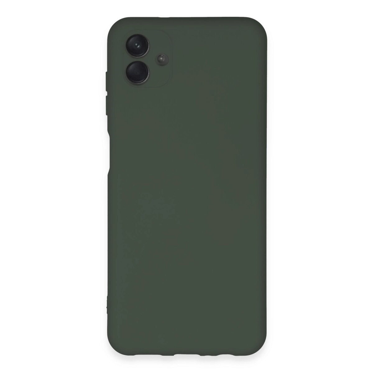 Samsung Galaxy A04e Kılıf Nano İçi Kadife Silikon - Koyu Yeşil