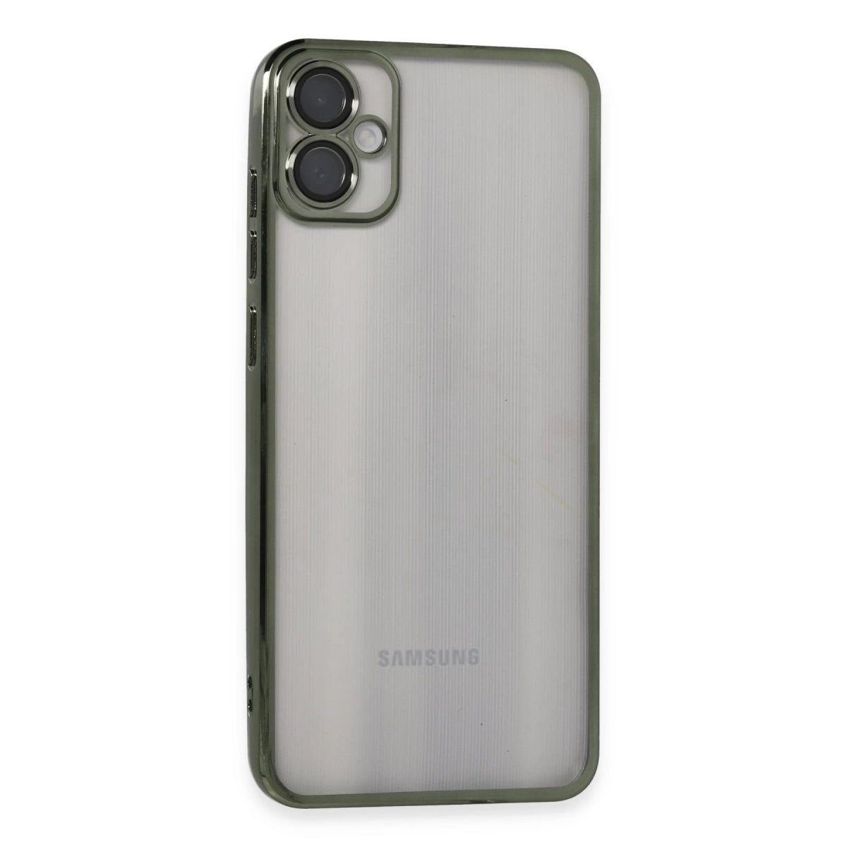 Samsung Galaxy A05 Kılıf Razer Lensli Silikon - Yeşil