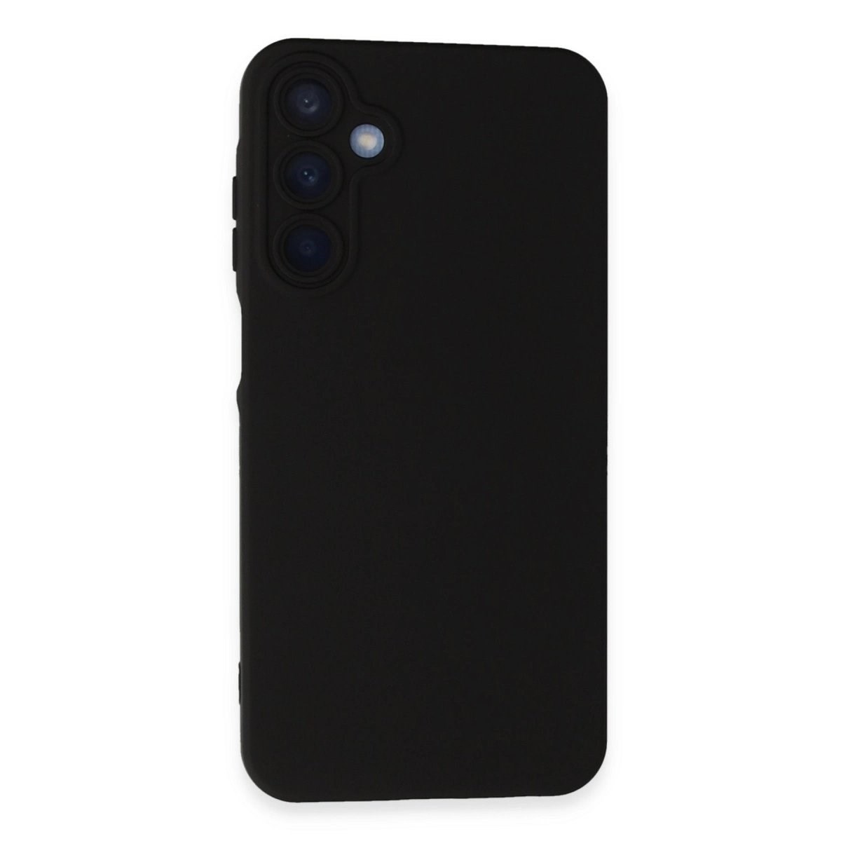 Samsung Galaxy A05s Kılıf Nano İçi Kadife Silikon - Siyah