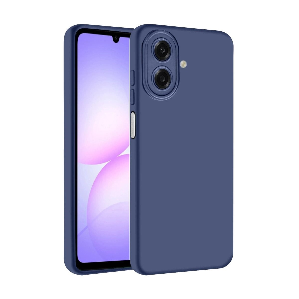 Samsung Galaxy A07 4g Nano İçi Kadife Silikon - Lacivert