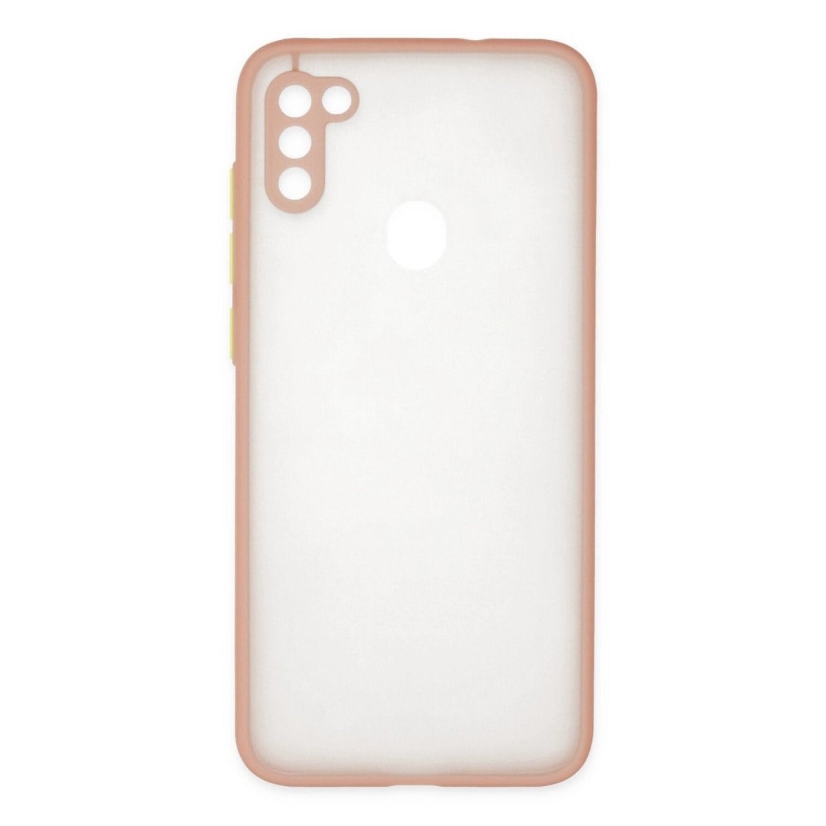 Samsung Galaxy A11 Kılıf Montreal Silikon Kapak - Pembe