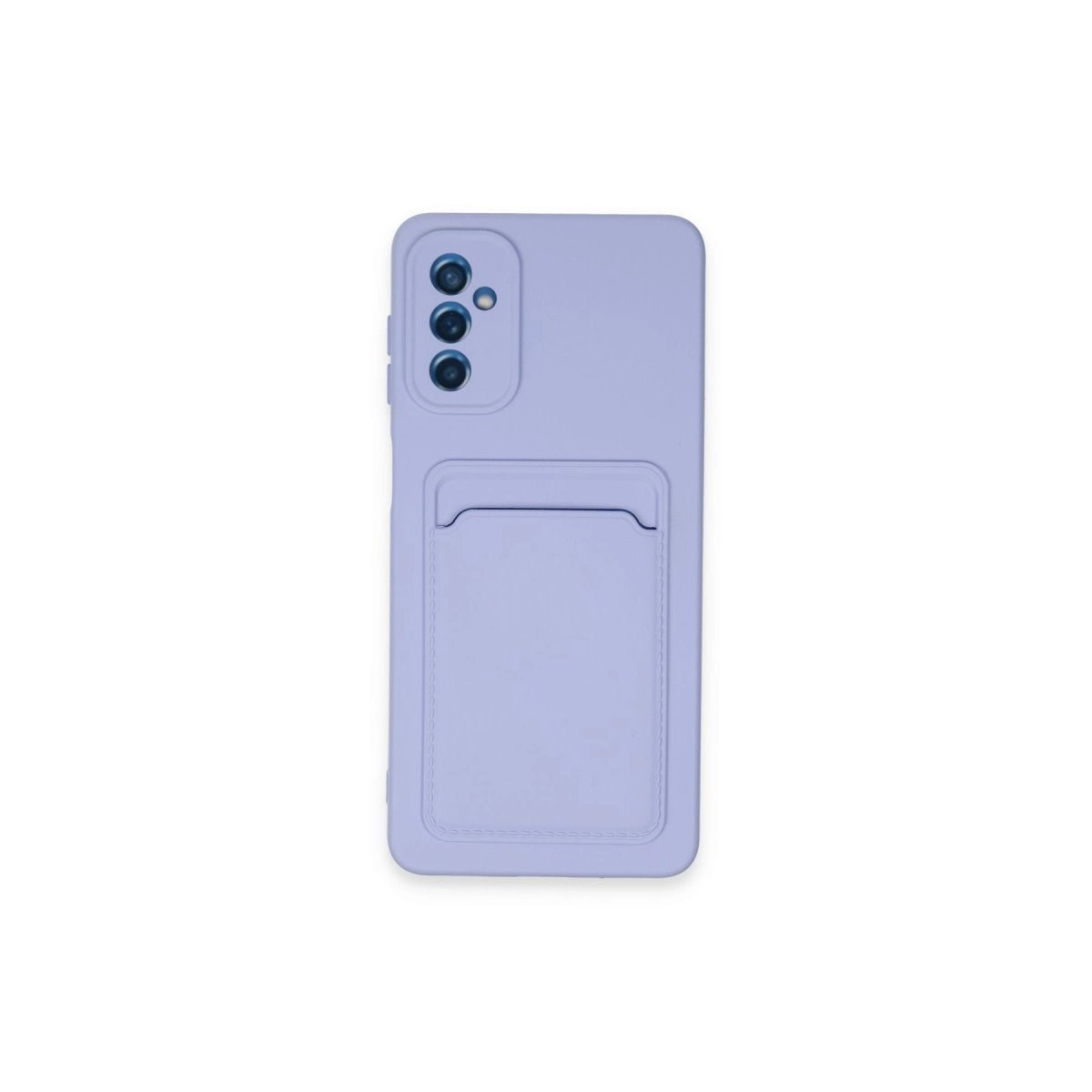 Samsung Galaxy A14 4g Kılıf Kelvin Kartvizitli Silikon - Lila