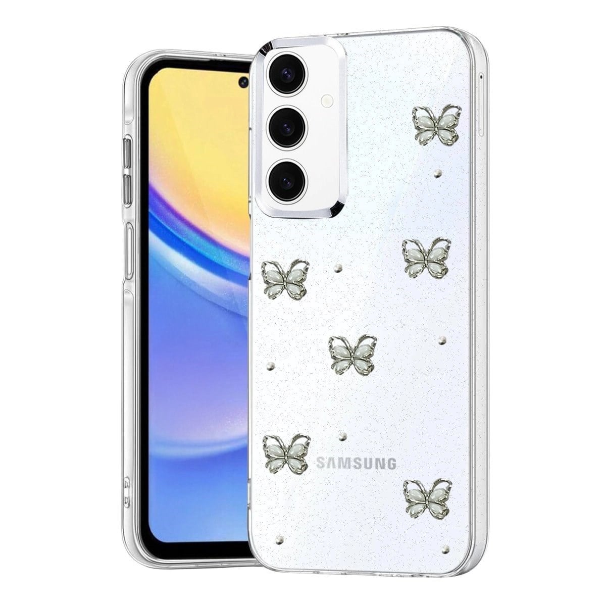 Samsung Galaxy A15 4g Fiyonk Desenli Kapak - Desen 9