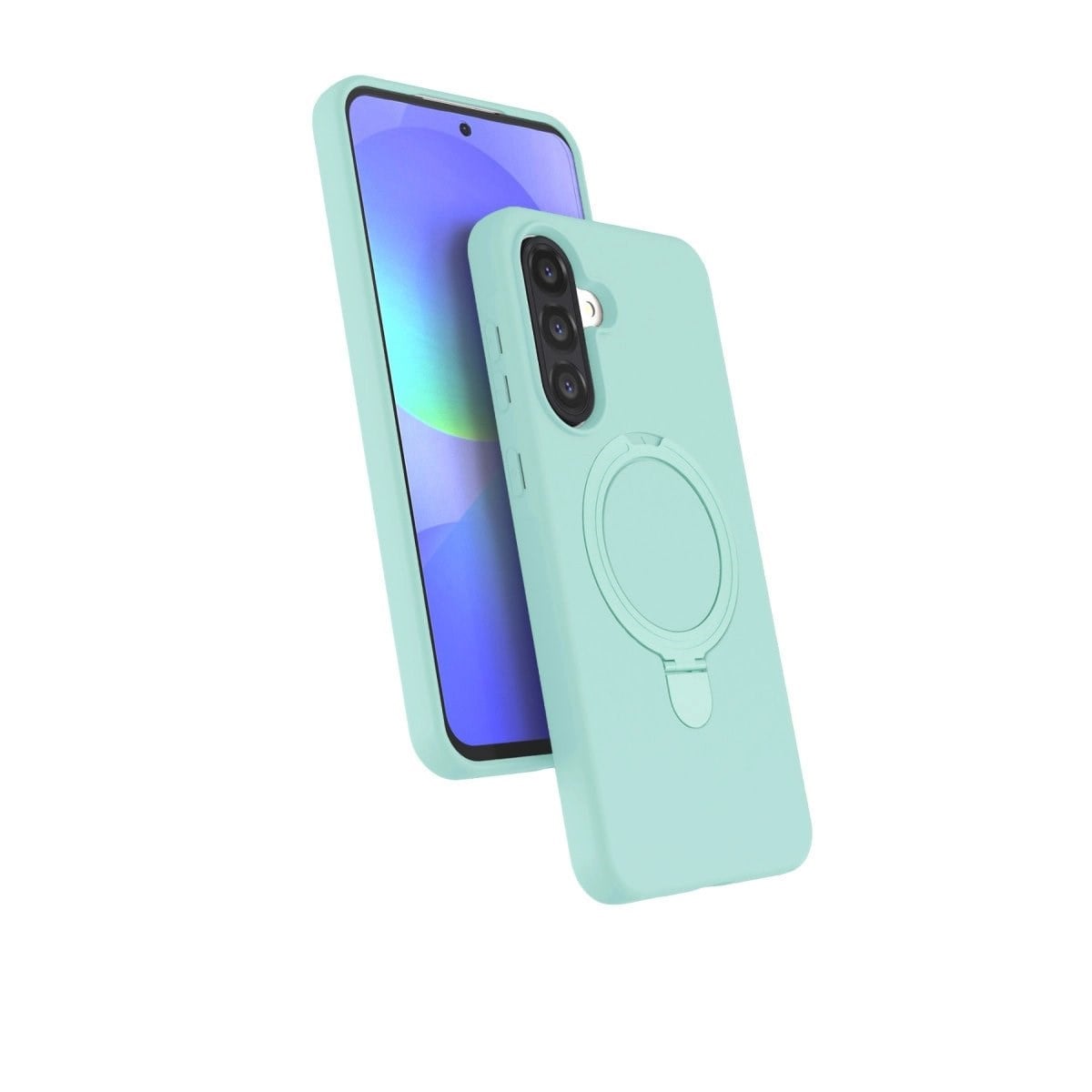 Samsung Galaxy A17 5g Regal Magsafe Standlı Kapak - Su Yeşili