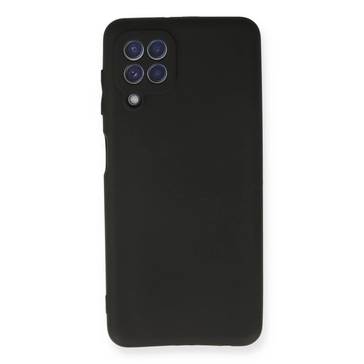 Samsung Galaxy A22 Kılıf First Silikon - Siyah