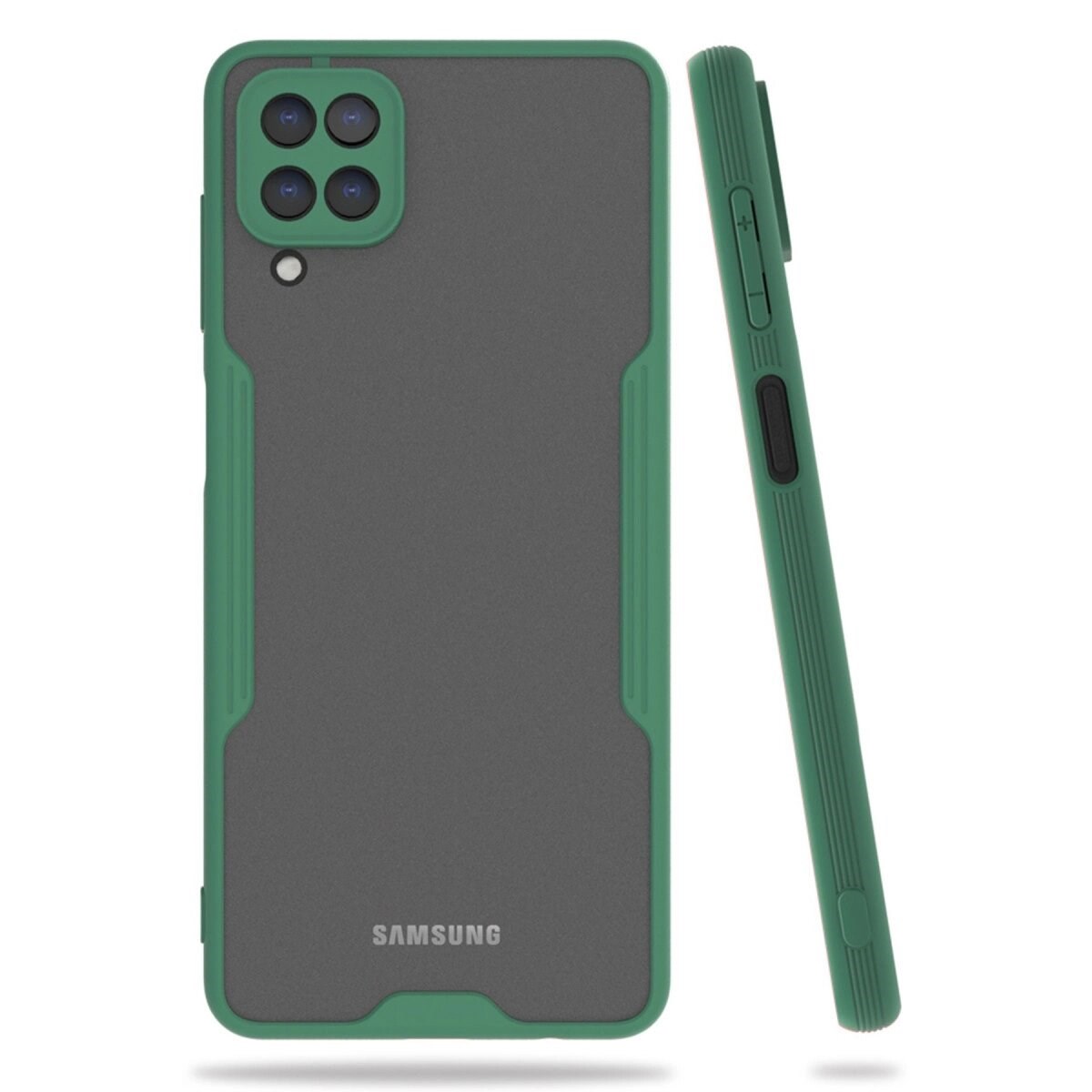 Samsung Galaxy A22 Kılıf Platin Silikon - Yeşil