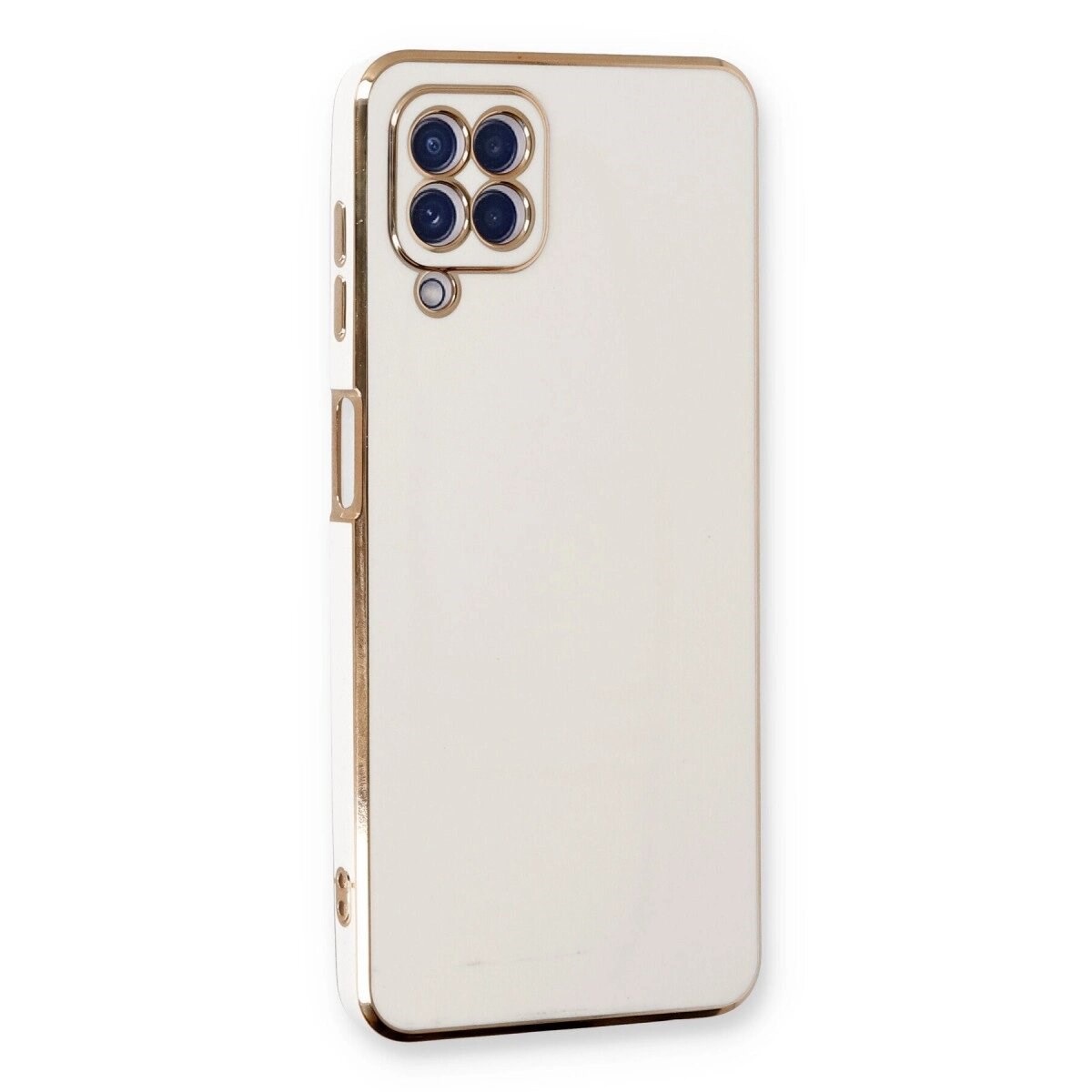 Samsung Galaxy A22 Kılıf Volet Silikon - Beyaz