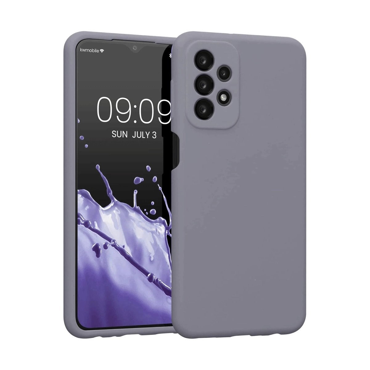 Samsung Galaxy A23 4g Kılıf First Silikon - Gri