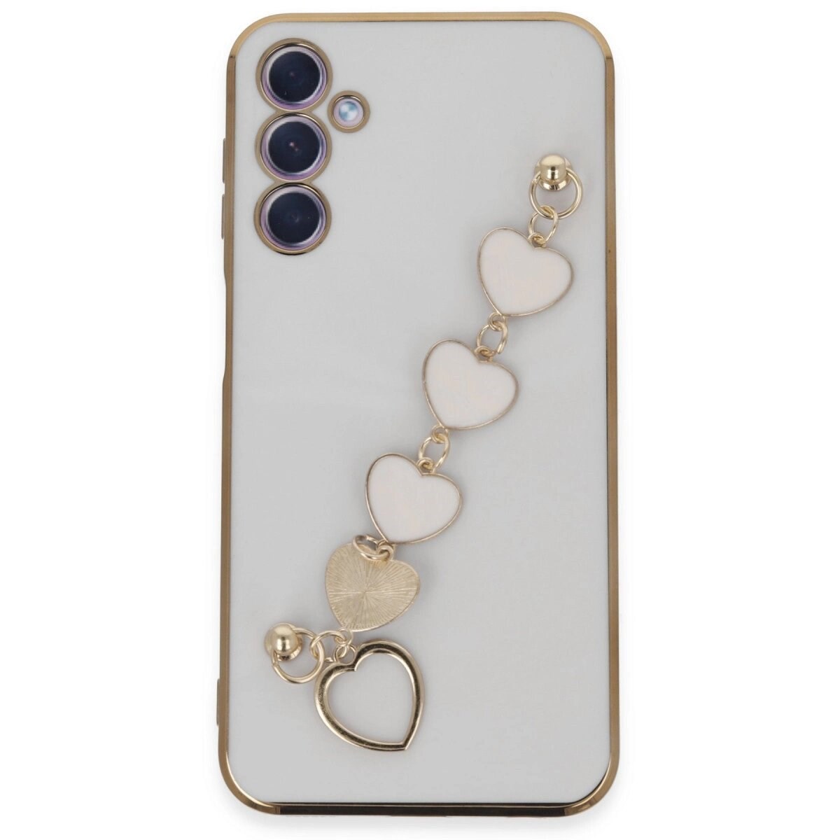 Samsung Galaxy A24 4g Kılıf Esila Silikon - Beyaz