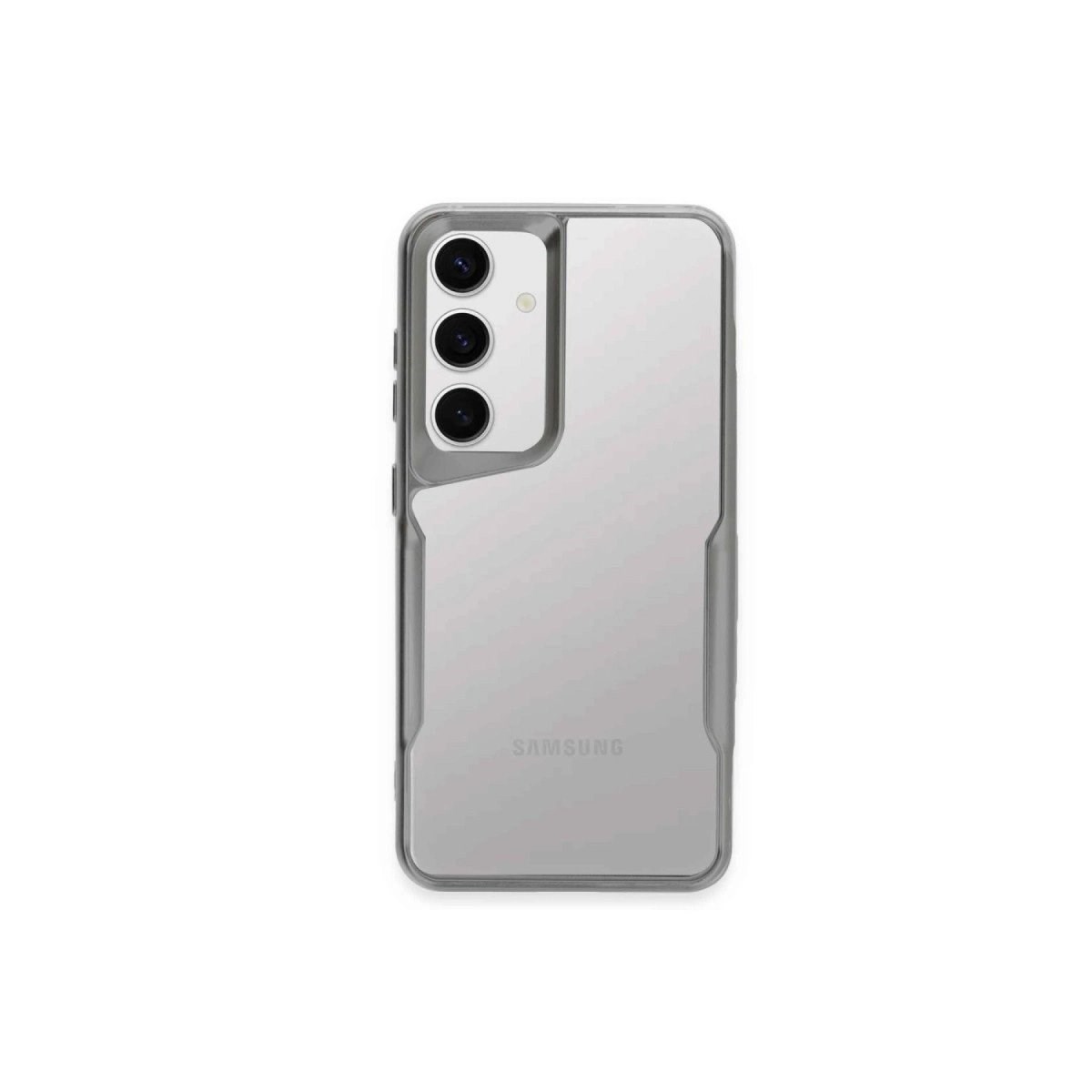 Samsung Galaxy A25 5g Kılıf Boyi Silikon Kapak - Gümüş