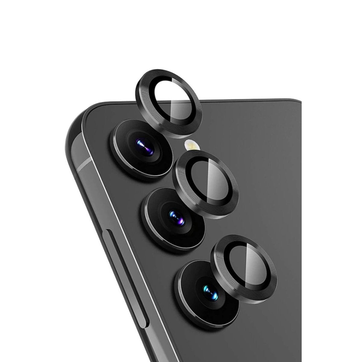 Samsung Galaxy A25 5g Valdez Metal Kamera Lens - Siyah