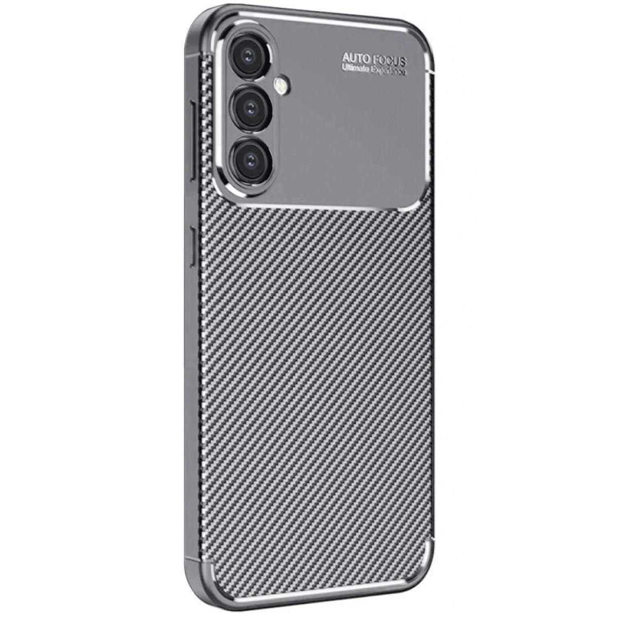 Samsung Galaxy A26 Kılıf Auto Focus Karbon Kapak - Gri