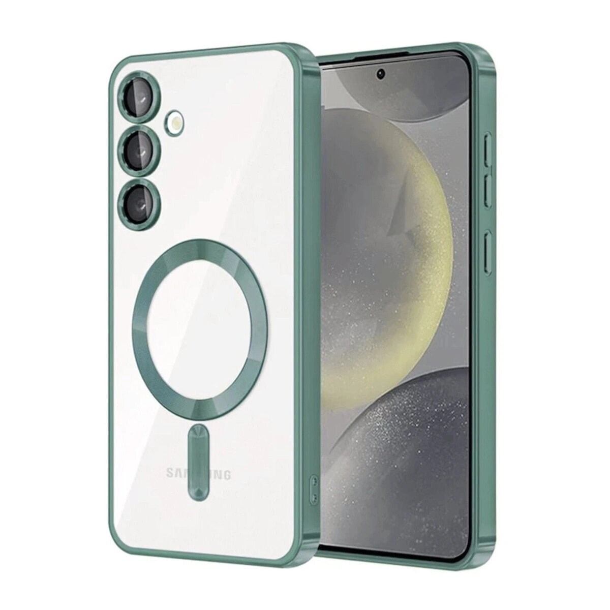 Samsung Galaxy A26 Kross Magneticsafe Kapak - Koyu Yeşil