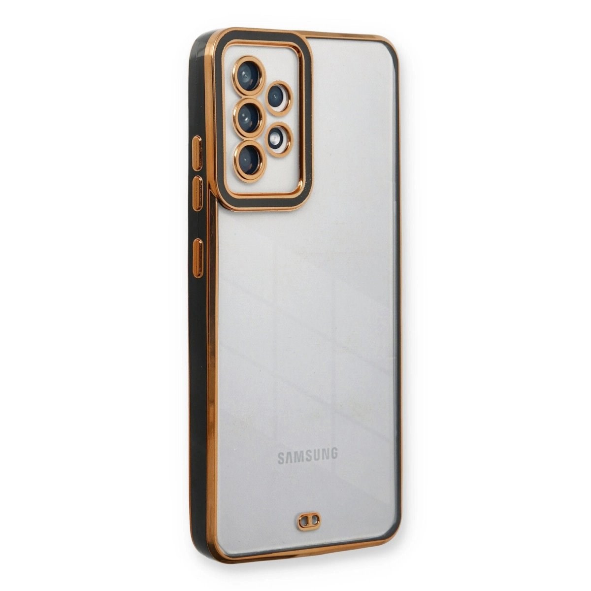Samsung Galaxy A33 5g Kılıf Liva Lens Silikon - Siyah