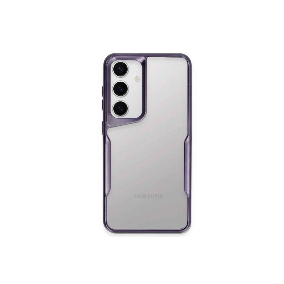 Samsung Galaxy A35 5g Kılıf Boyi Silikon Kapak - Derin Mor