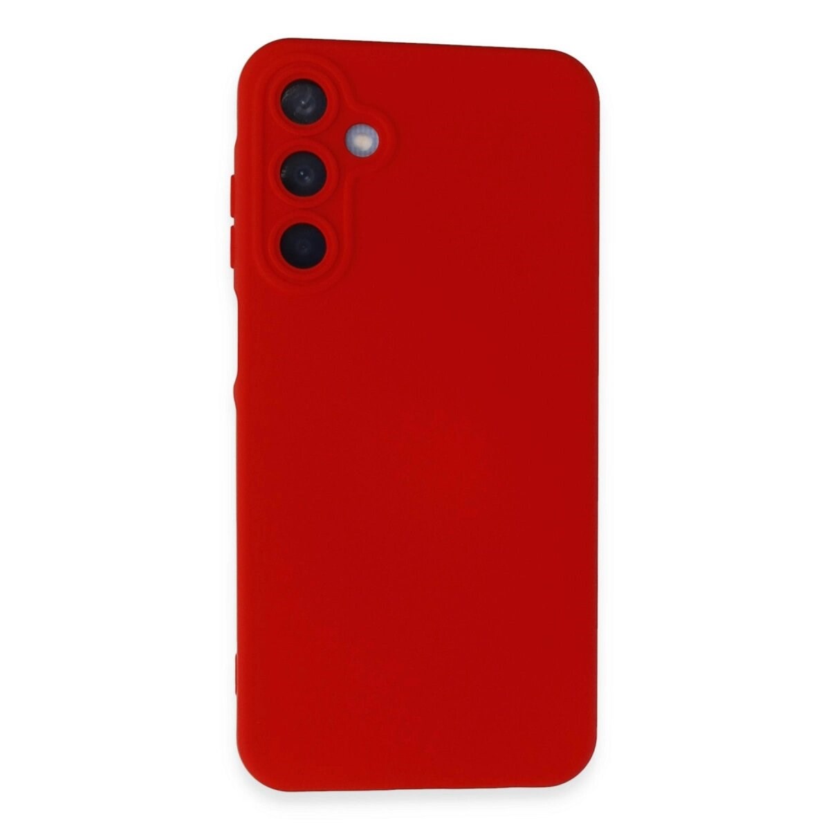 Samsung Galaxy A35 5g Kılıf Nano İçi Kadife Silikon - Kırmızı