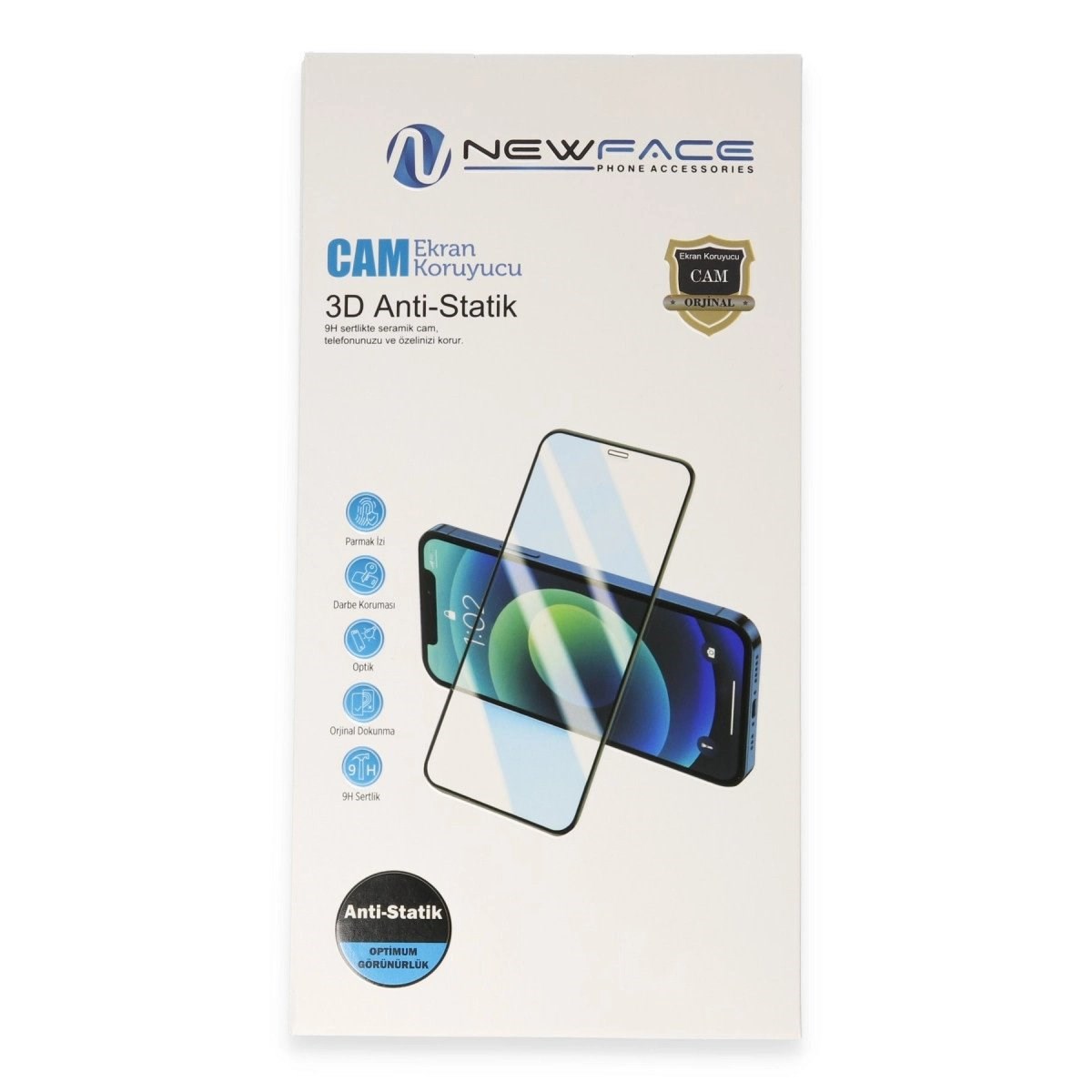 Samsung Galaxy A37 5g 3d Antistatik Cam Ekran Koruyucu