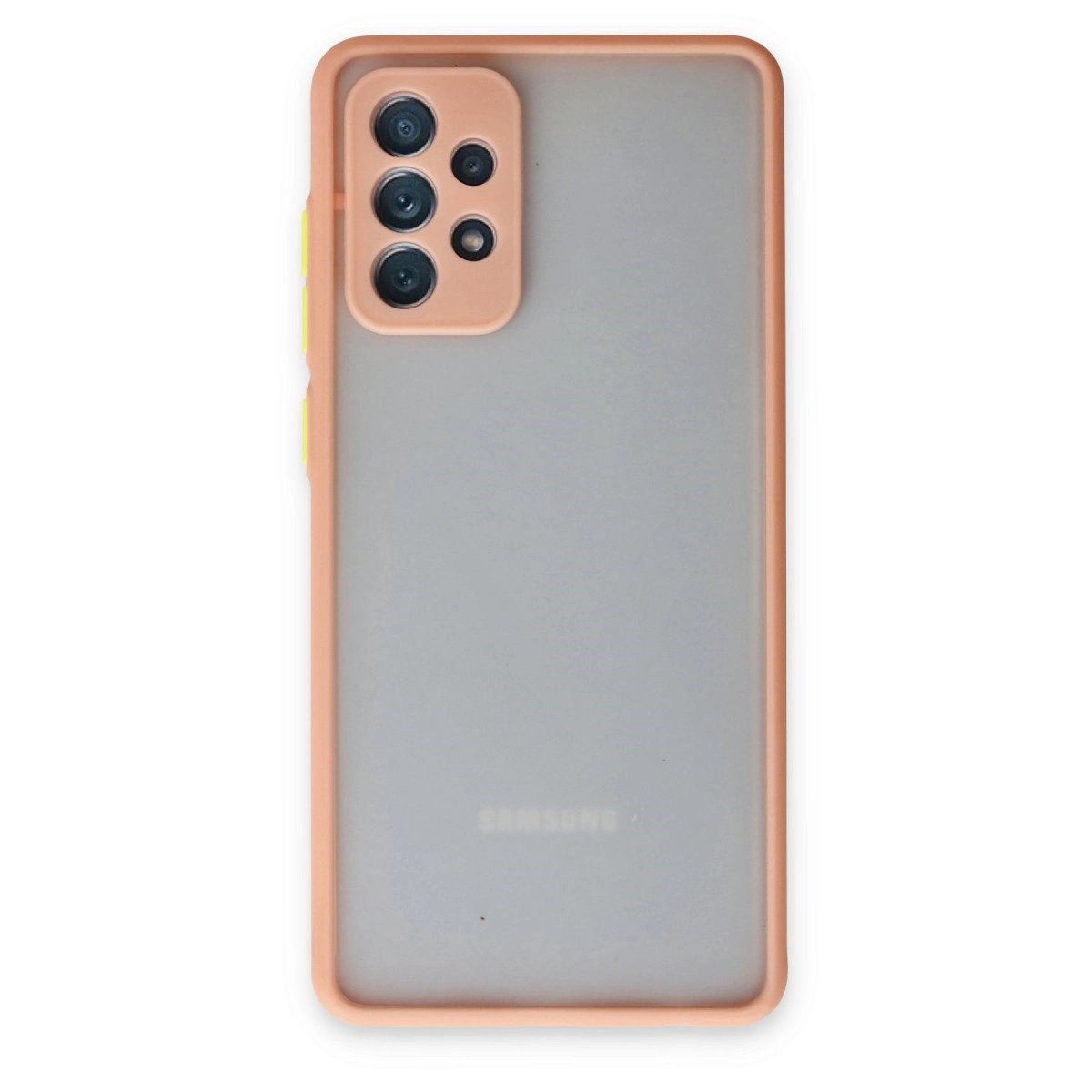 Samsung Galaxy A52 Kılıf Montreal Silikon Kapak - Pembe