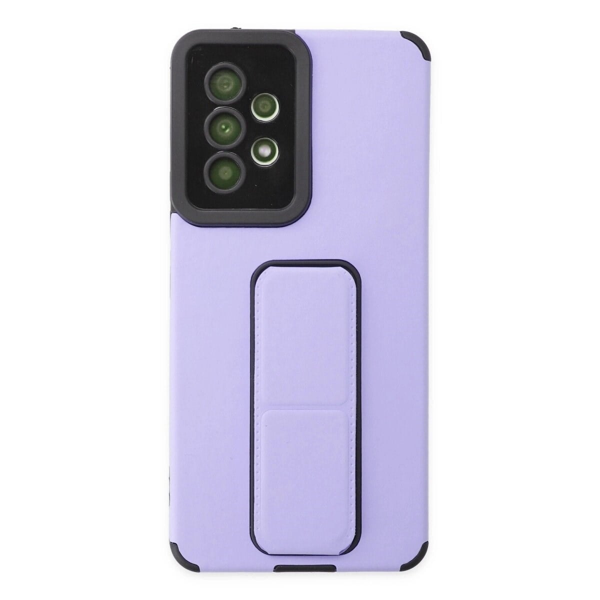 Samsung Galaxy A53 5g Kılıf Mega Standlı Silikon - Lila