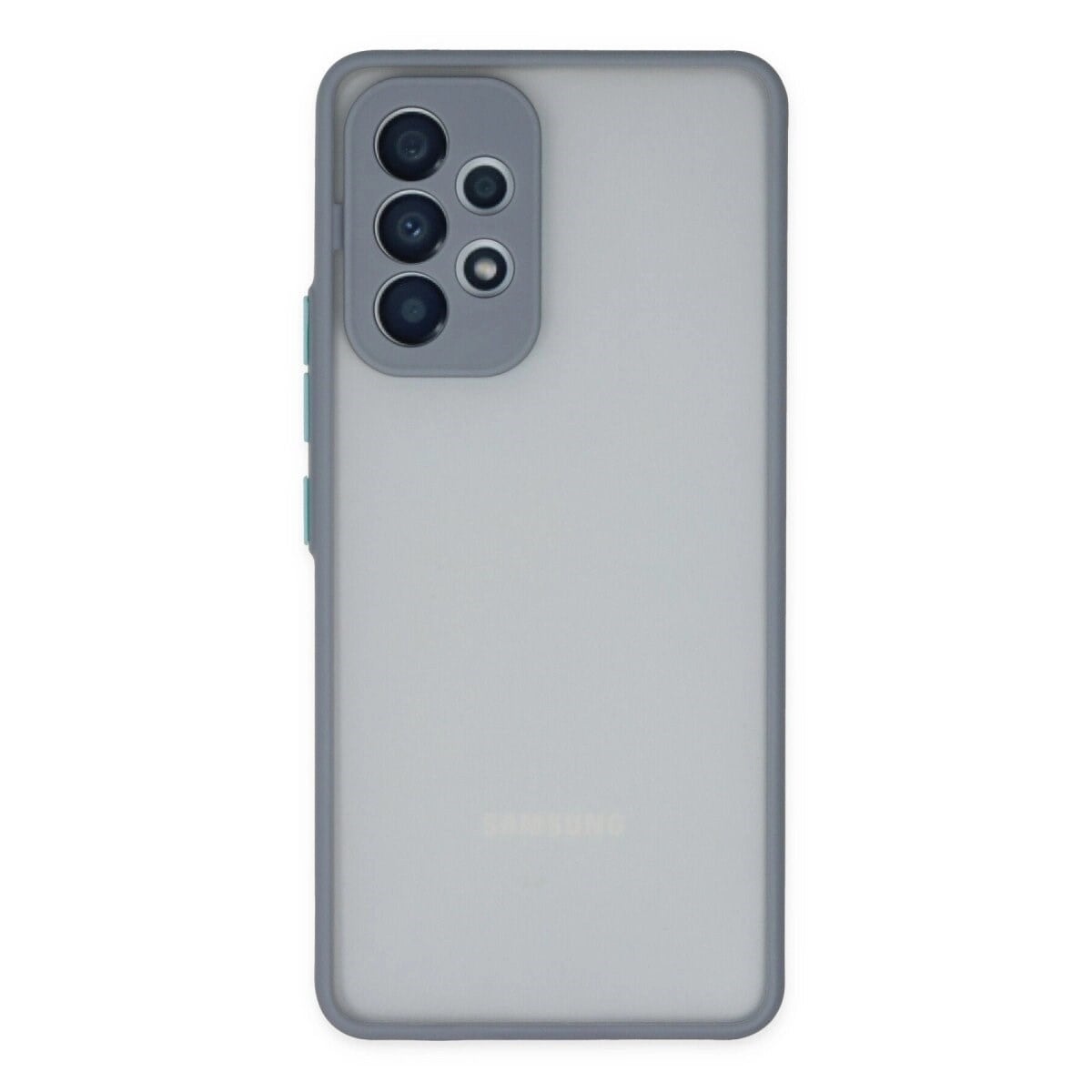 Samsung Galaxy A53 5g Kılıf Montreal Silikon Kapak - Gri