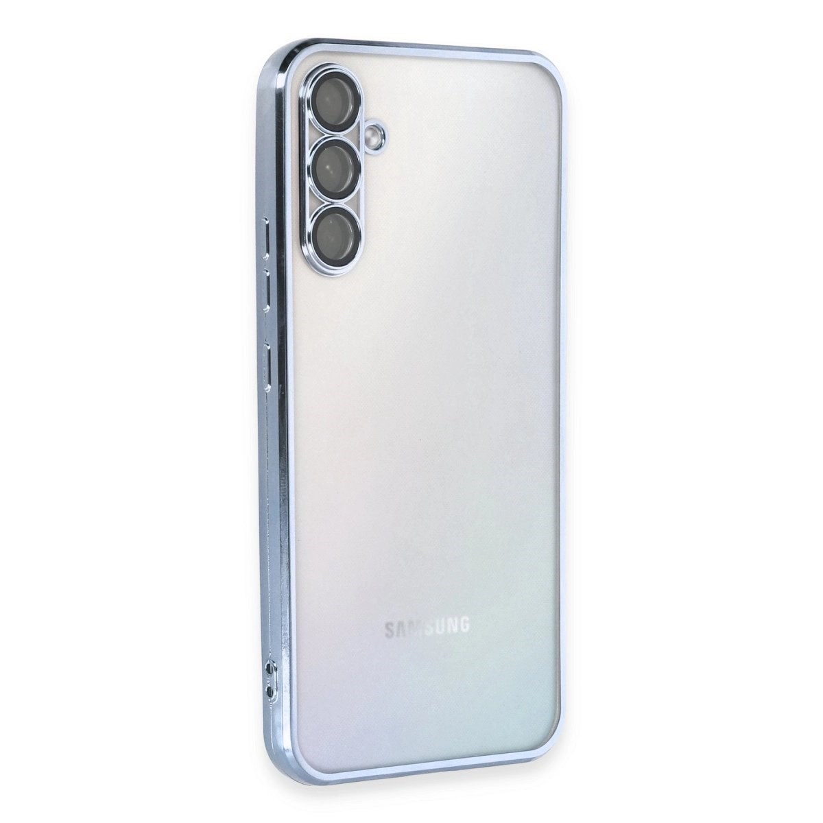 Samsung Galaxy A54 5g Kılıf Razer Lensli Silikon - Açık Mavi