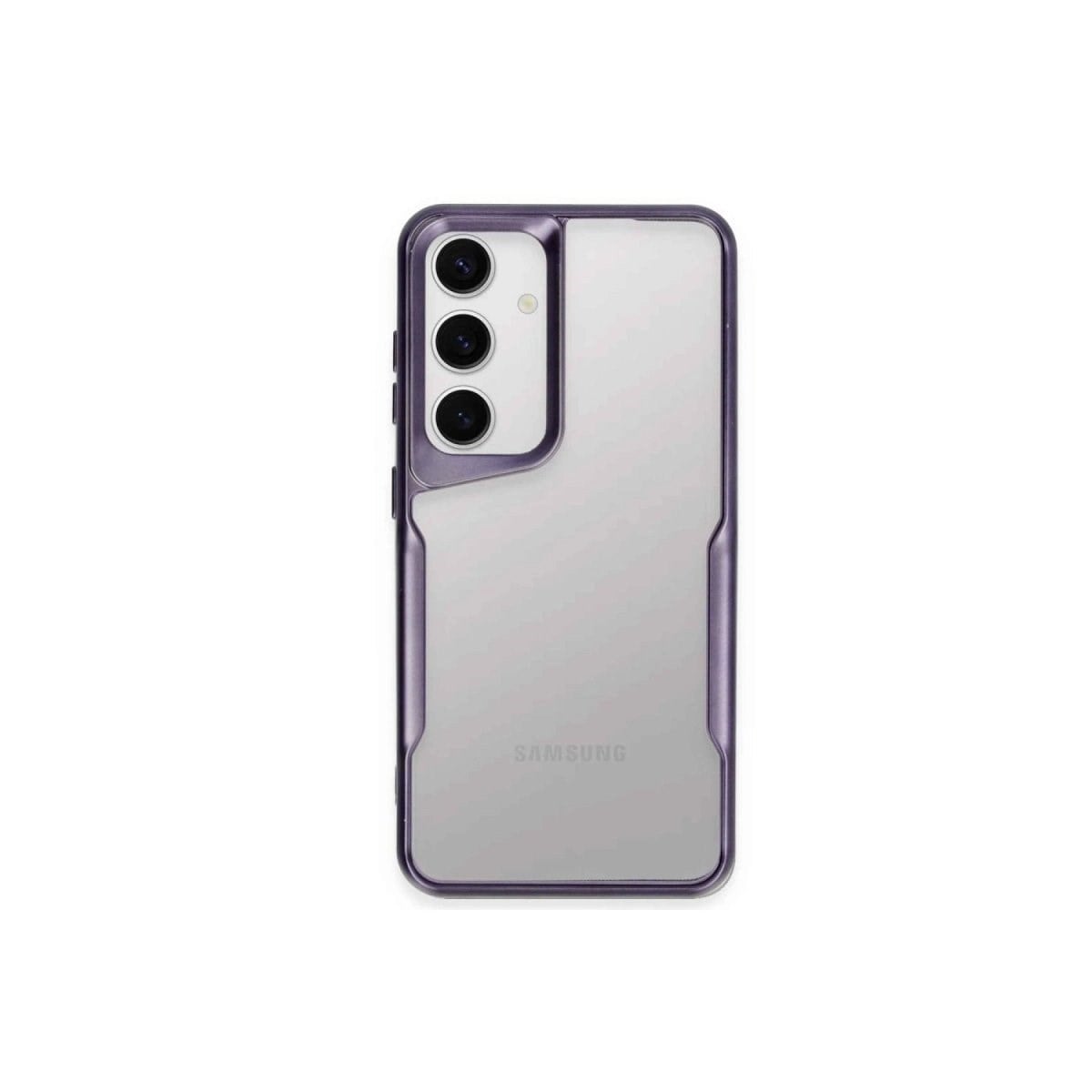 Samsung Galaxy A55 5g Kılıf Boyi Silikon Kapak - Derin Mor