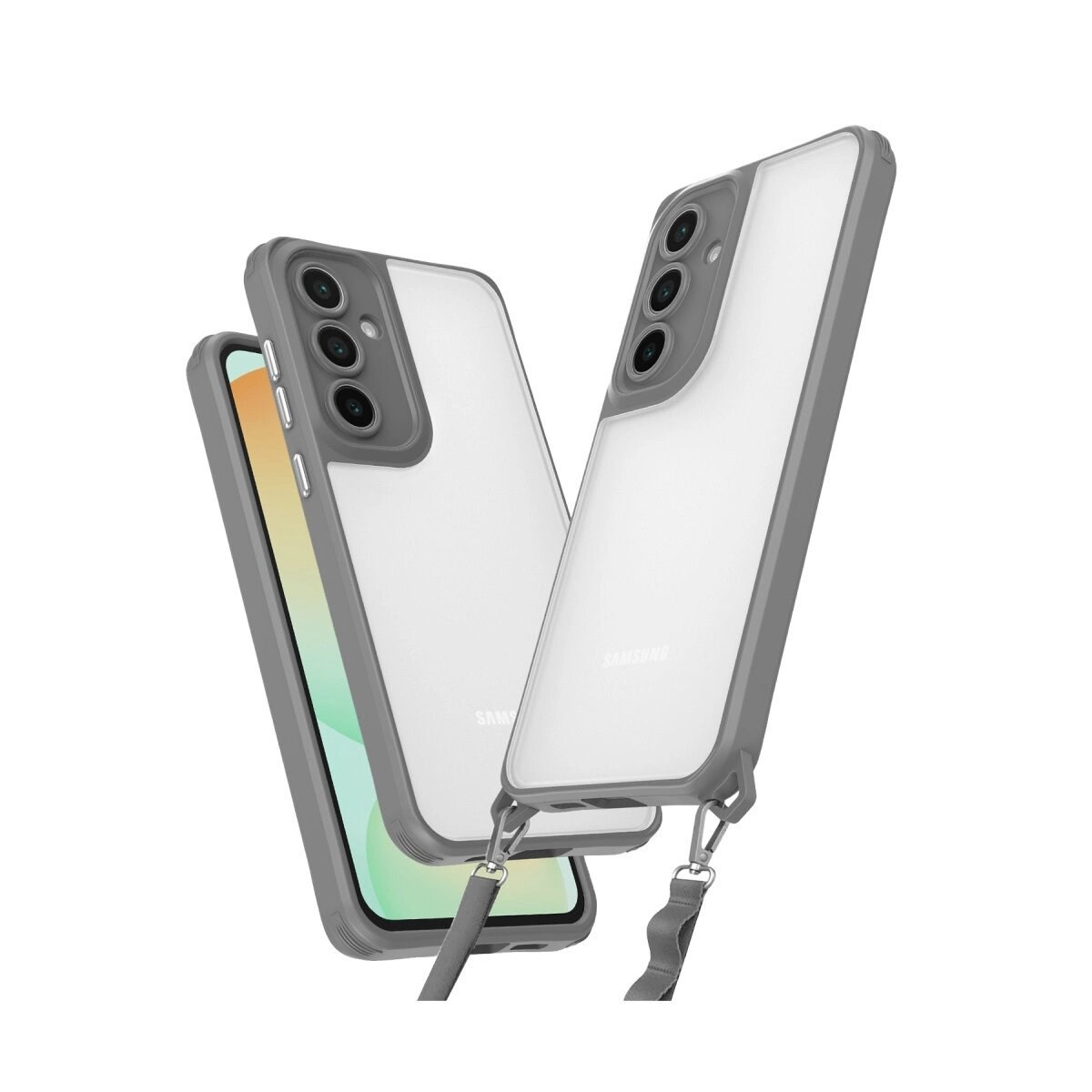 Samsung Galaxy A55 5g Kılıf Penta Silikon Kılıf - Titan Gri