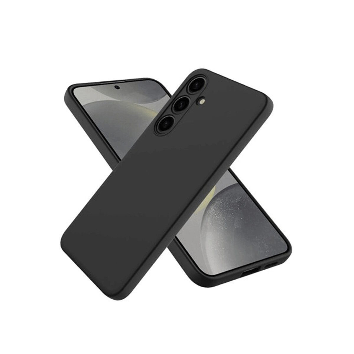Samsung Galaxy A56 Kılıf First Silikon - Siyah